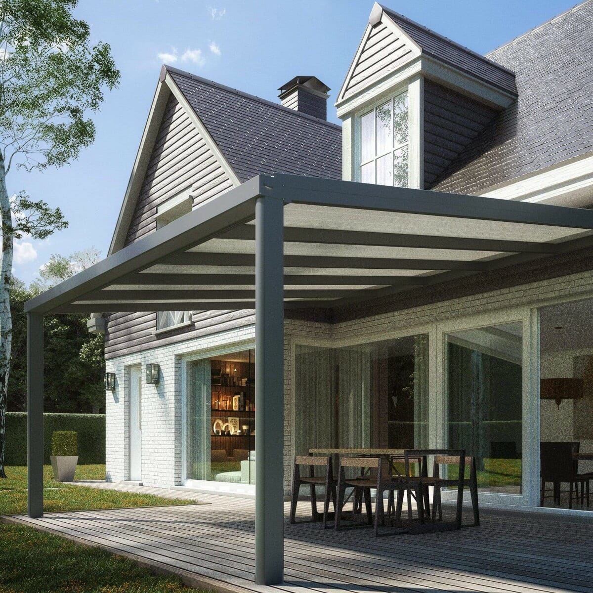 Skylux Climalux 7x4 Antraciet